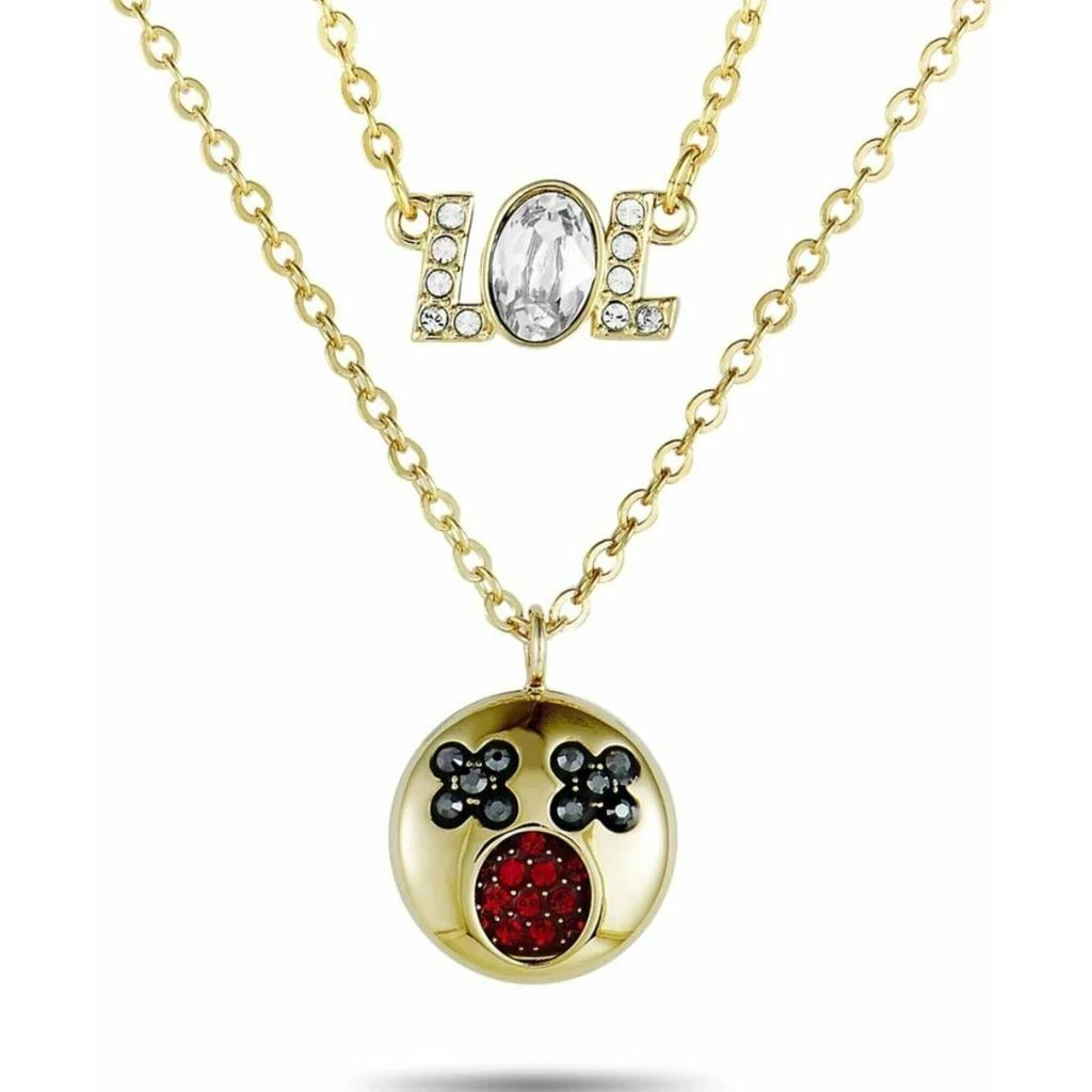 商品Swarovski|Swarovski Women's Necklace Set - Humorist Gold-Plated Crystal Pendant | 5351571,价格¥448,第2张图片详细描述