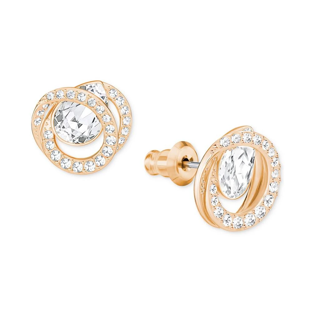 商品Swarovski|Rose Gold-Tone Crystal Stud Earrings,价格¥585,第2张图片详细描述