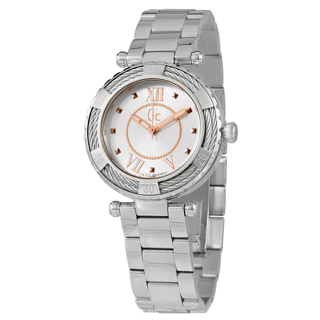 Guess Quartz Silver Dial Ladies Watch Y41001L1商品第1张图片规格展示