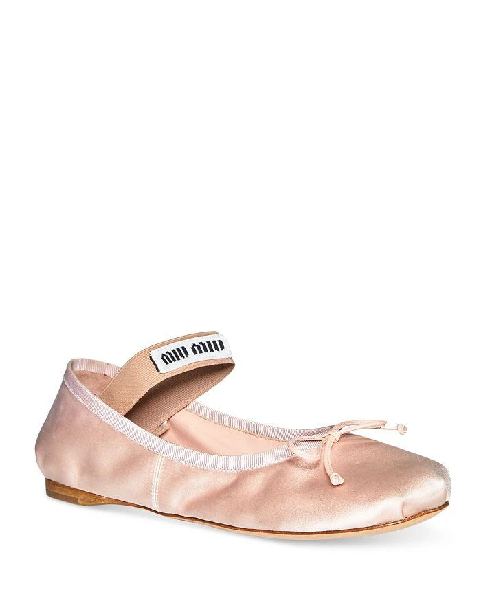 商品Miu Miu|Women's Ballet Slipper Flats,价格¥7183,第1张图片