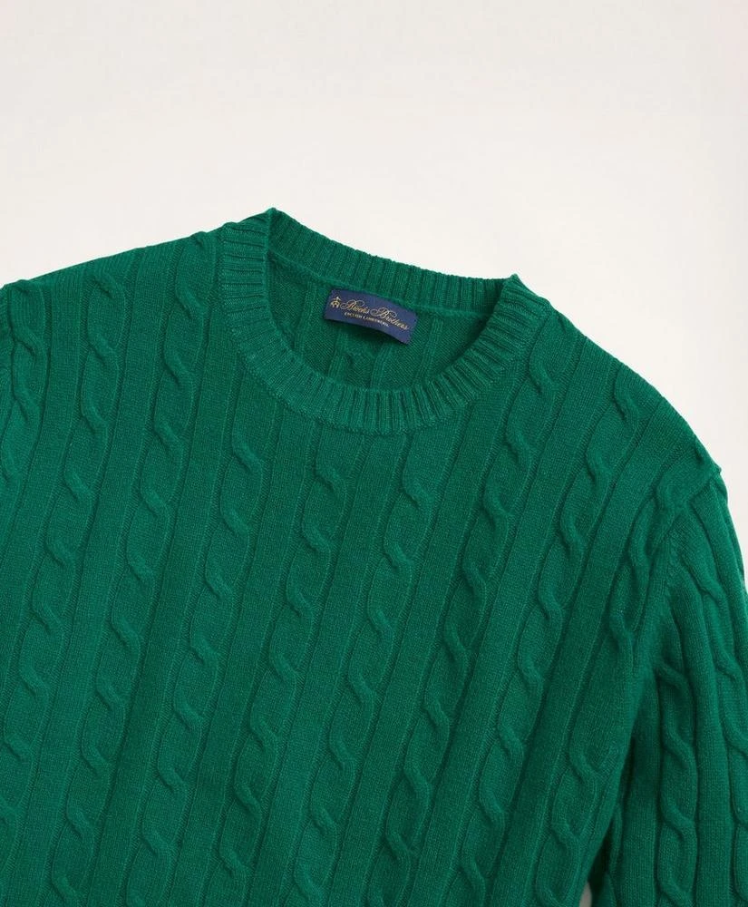 Brooks Brothers Lambswool Cable Crewneck Sweater 2