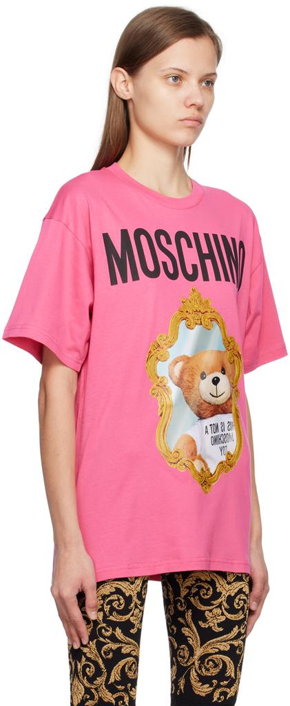 Pink Mirror Teddy T-Shirt商品第2张图片规格展示