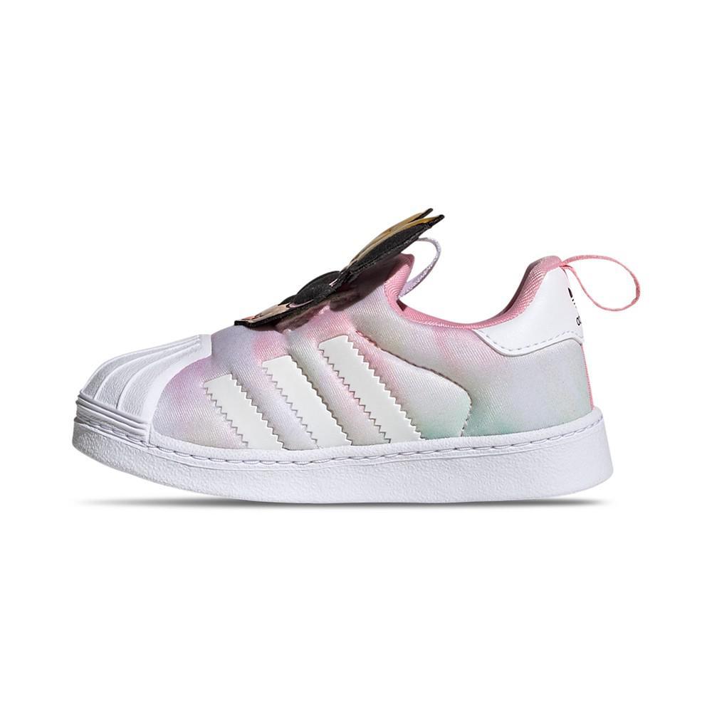 商品Adidas|Toddler Girls Originals Superstar 360 X Disney Minnie Mouse Slip-On Sneakers from Finish Line,价格¥370,第5张图片详细描述