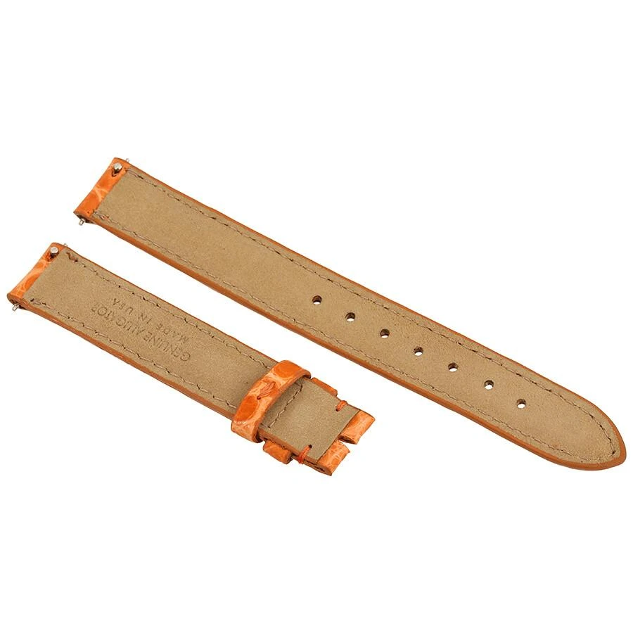 商品Hadley Roma|Hadley Roma Orange 14 MM Alligator Leather Strap,价格¥368,第2张图片详细描述