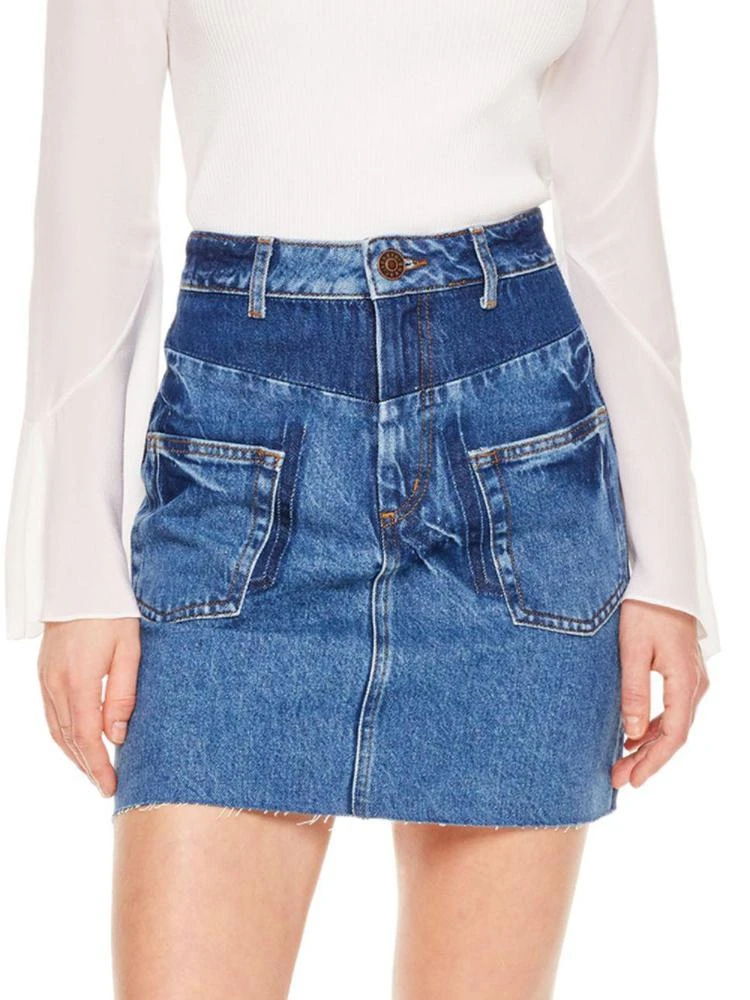 商品Sandro|Fadela Denim Skirt,价格¥655,第1张图片