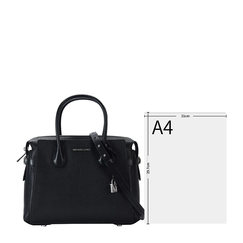 Michael Kors 迈克高仕 女士黑色斜跨单肩包 30T9SM9S2L-BLACK 商品