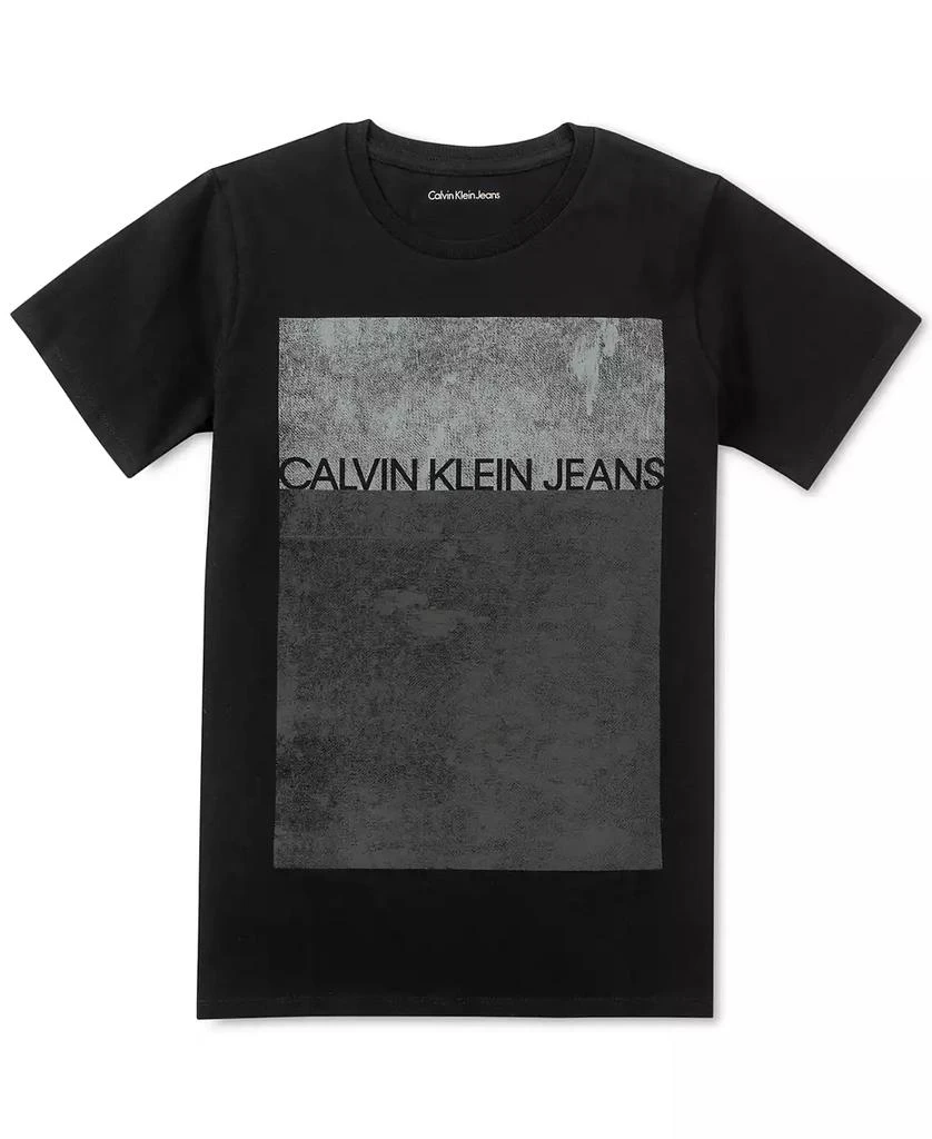 商品Calvin Klein|Big Boys Graphic-Print Cotton T-Shirt,价格¥69,第2张图片详细描述