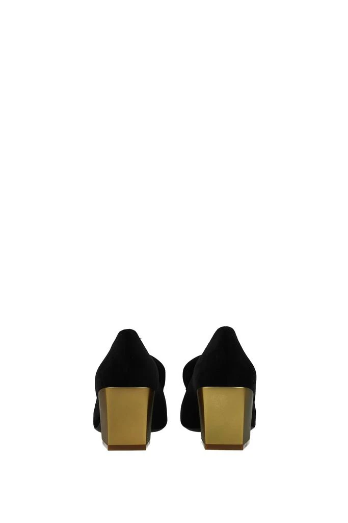 商品Salvatore Ferragamo|Pumps Velvet Black,价格¥2108,第5张图片详细描述