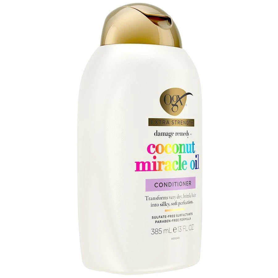 商品OGX|Extra Strength Damage Remedy + Coconut Oil Conditioner Coconut Milk, Tangerine, & Warm Vanilla,价格¥89,第3张图片详细描述