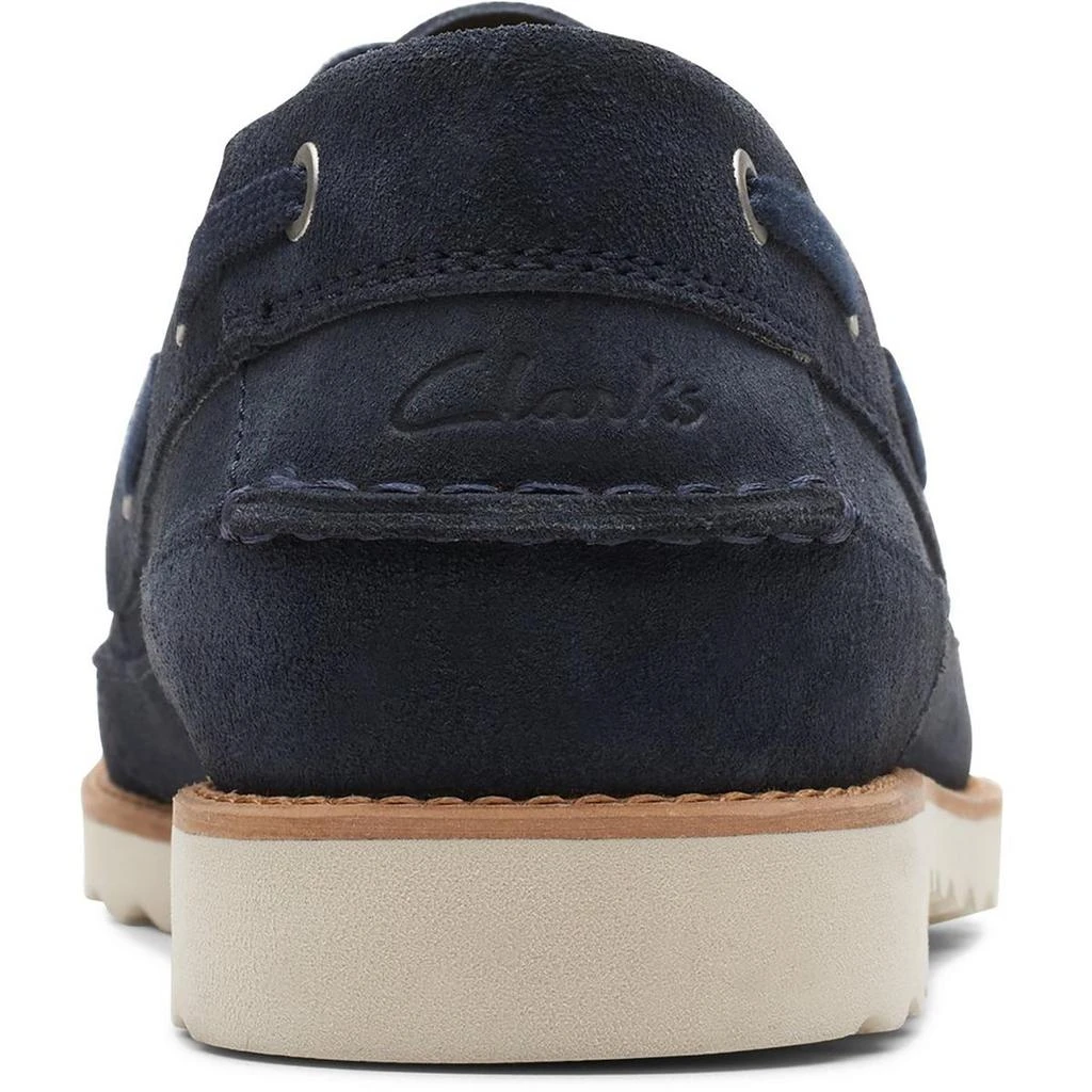 商品Clarks|Durleigh Sail Mens Suede Lace Up Boat Shoes,价格¥362,第3张图片详细描述