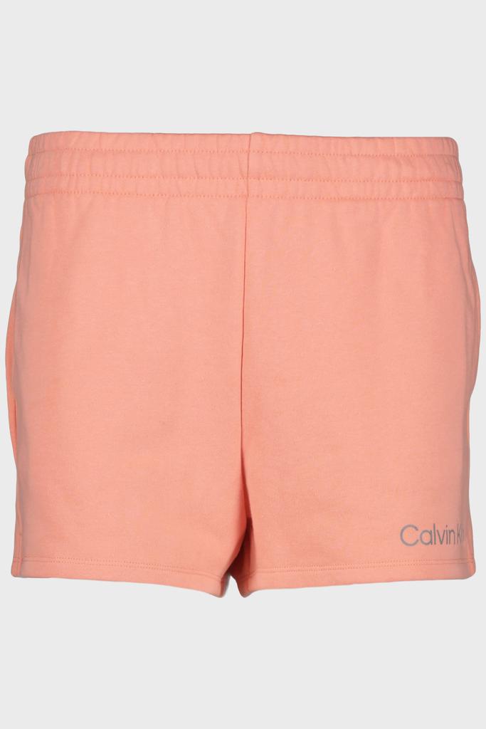 Womens Calvin Klein Peach Blooming Dahlia Knit Shorts商品第1张图片规格展示
