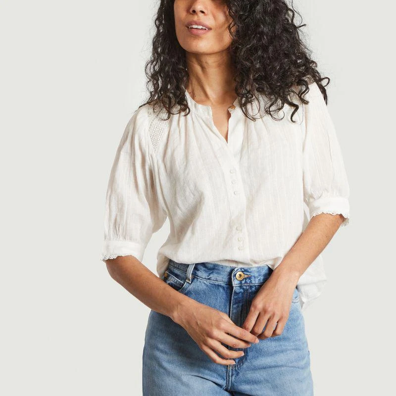 商品SESSUN|Kimia blouse Fleur de Sel Sessùn,价格¥1099,第1张图片