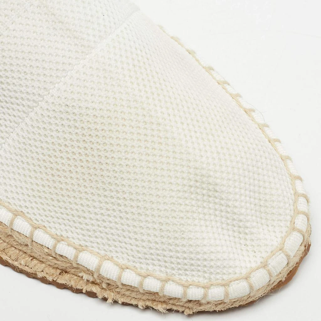 Alexander Wang Off White Knit Fabric Dylan Espadrille Flats Size 40 商品