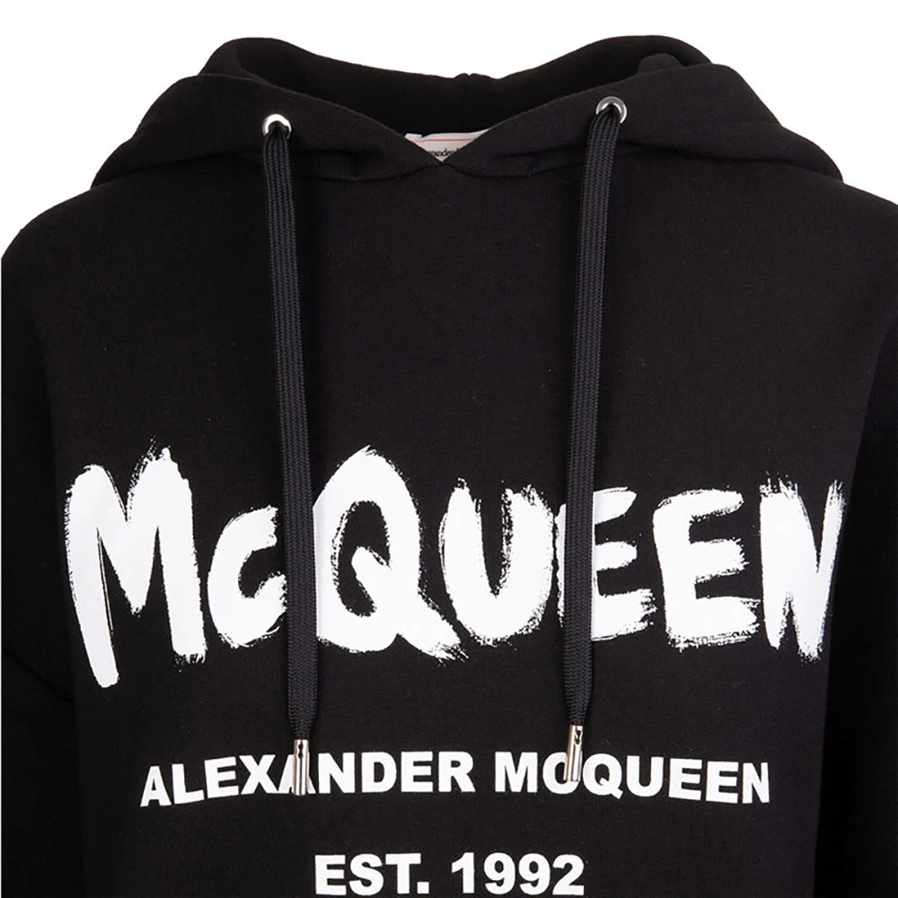 ALEXANDER MCQUEEN 黑色女士卫衣/帽衫 674882-QZAD5-0520 商品