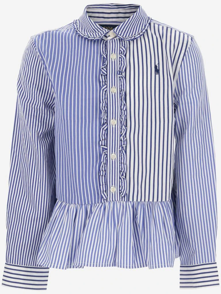 商品Ralph Lauren|Poplin Shirt With Striped Pattern,价格¥1040,第1张图片