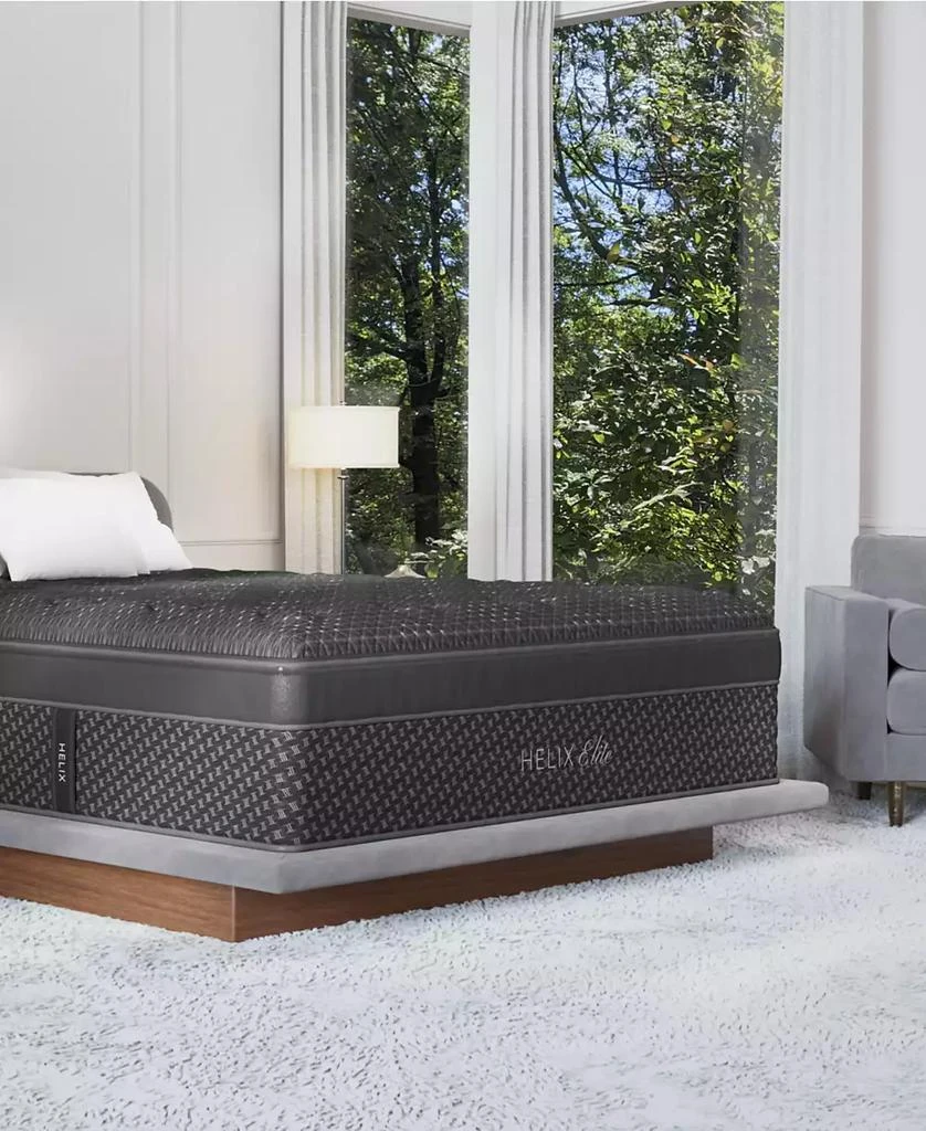 商品Brooklyn Bedding|Helix Midnight Elite 15" Medium Firm Euro Pillow Top Mattress -,价格¥33628,第3张图片详细描述