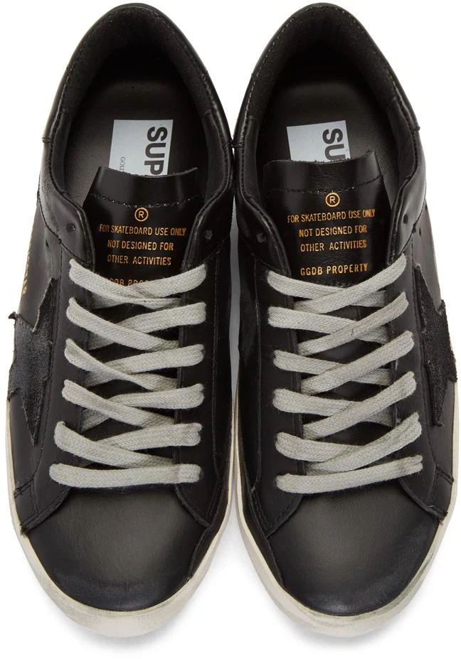 商品Golden Goose|Black Superstar Sneakers,价格¥2945,第5张图片详细描述