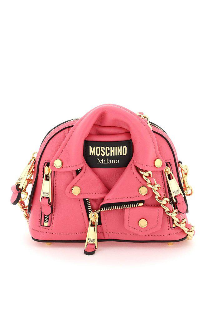 Moschino Mini Biker Jacket Crossbody Bag商品第1张图片规格展示