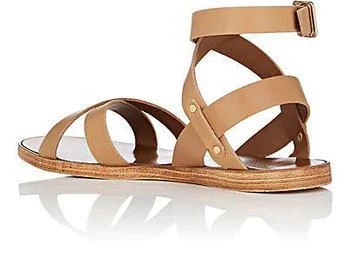 商品Barneys New York|Leather Ankle-Wrap Sandals,价格¥388,第3张图片详细描述