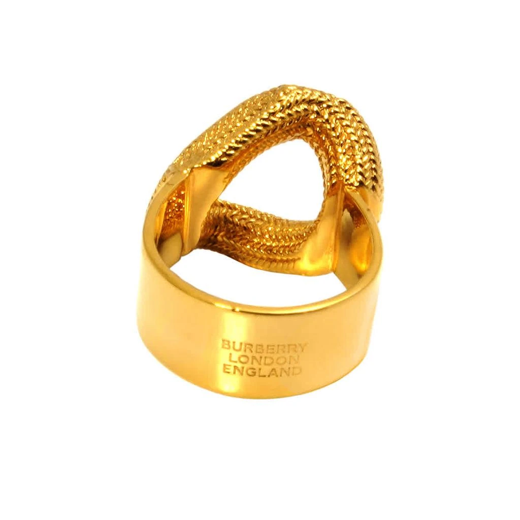 商品Burberry|Burberry Light Gold Gold-plated Chain-link Ring, Size Small,价格¥559,第3张图片详细描述