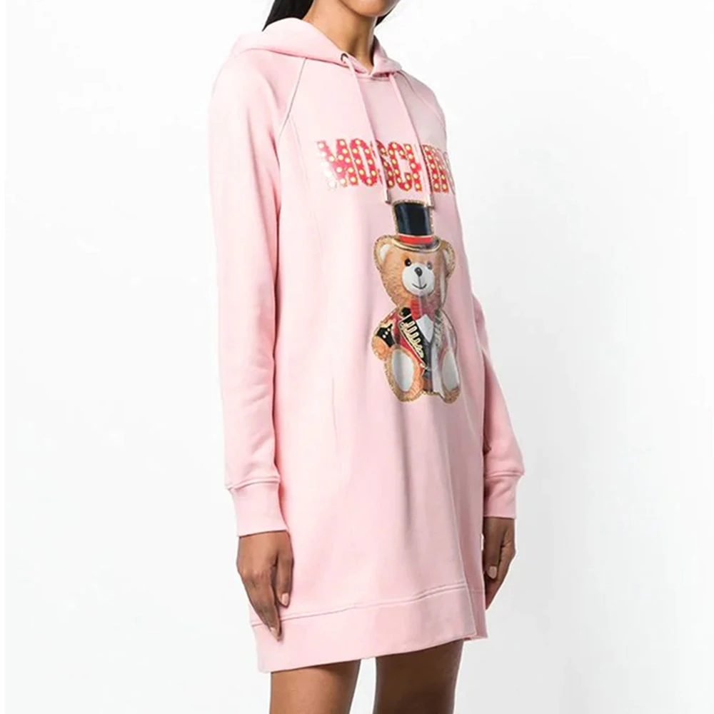 Moschino 莫斯奇诺 女士卫衣式连衣裙 EV0453-0527-3224 商品