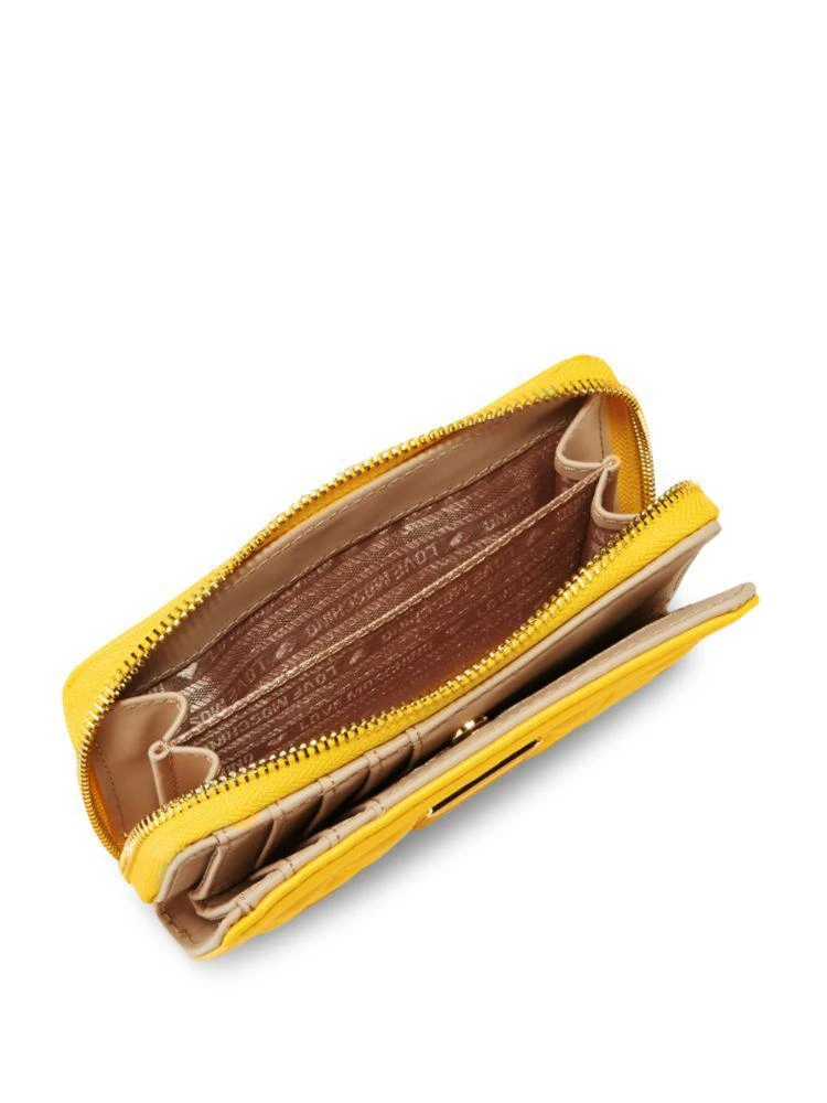 商品Moschino|Quilted Faux Leather Wallet,价格¥551,第2张图片详细描述