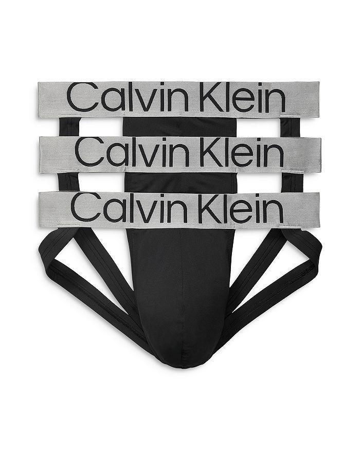 商品Calvin Klein|CK Reconsidered Steel Micro Jock Straps, Pack of 3,价格¥356,第3张图片详细描述