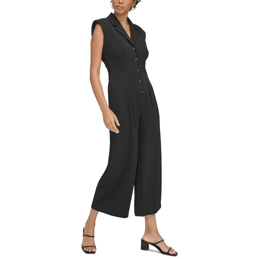 商品Calvin Klein|Women's Button-Front Jumpsuit,价格¥879,第4张图片详细描述