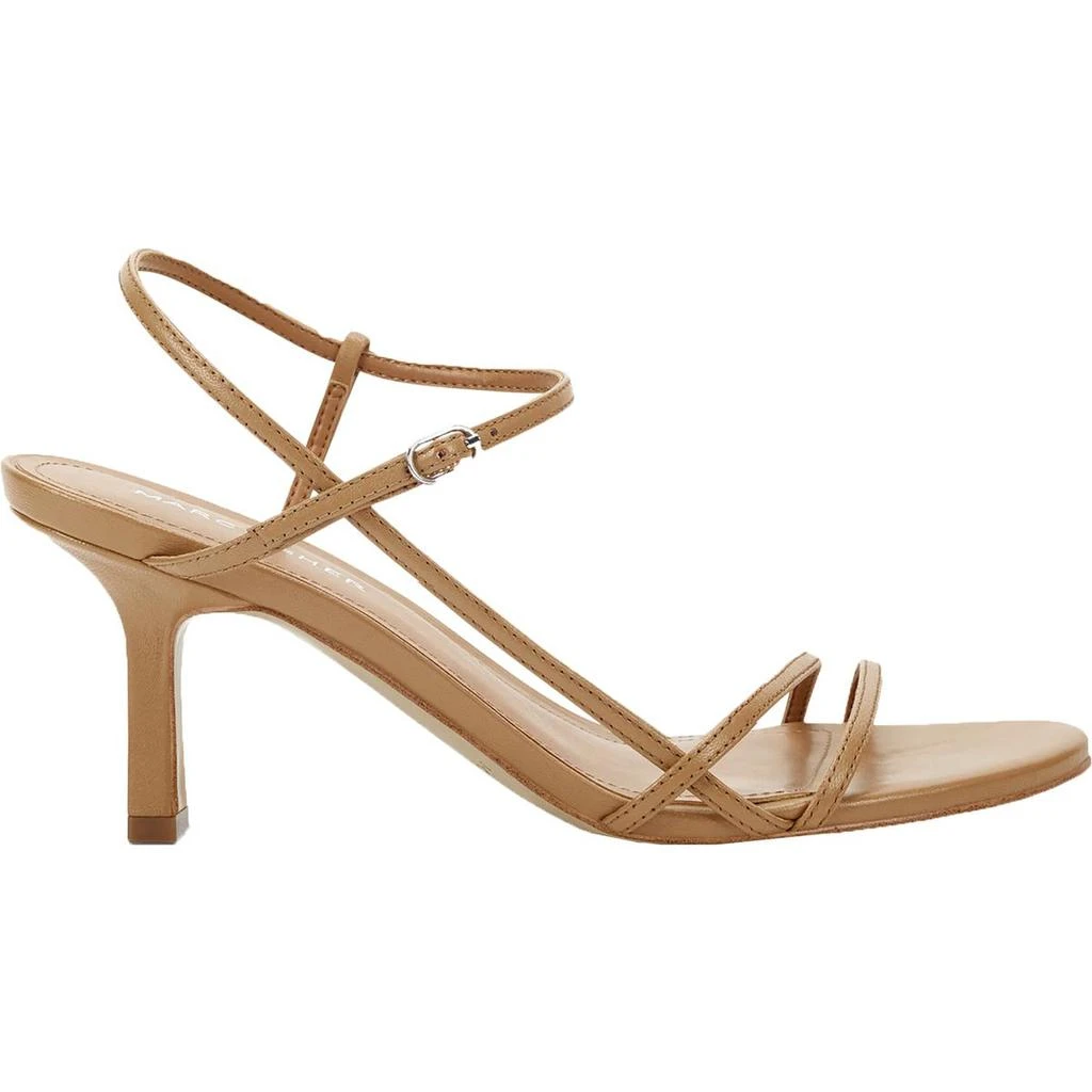 商品Marc Fisher|Marc Fisher Womens Quinne Leather Strappy Heel Sandals,价格¥116,第5张图片详细描述
