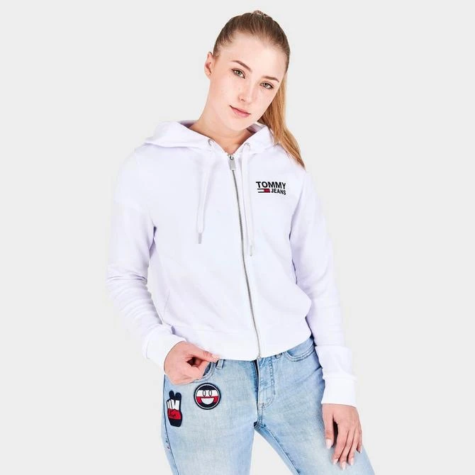 Women's Tommy Jeans Logo Full-Zip Hoodie 商品