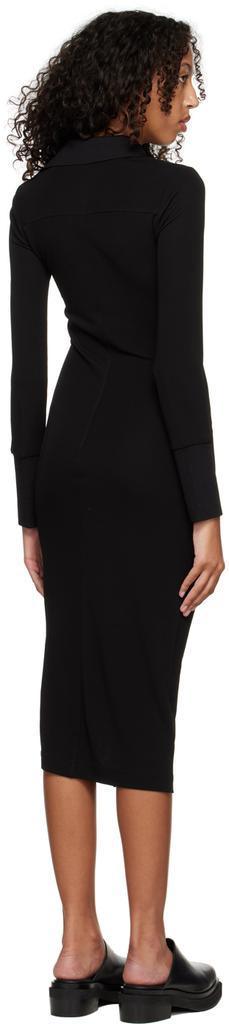 商品Helmut Lang|黑色 Asymmetric Shirt 连衣裙,价格¥3727,第5张图片详细描述
