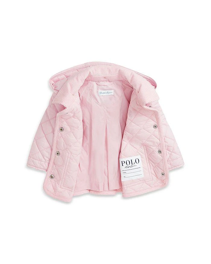 商品Ralph Lauren|Girls' Quilted Barn Jacket - Baby,价格¥307,第3张图片详细描述