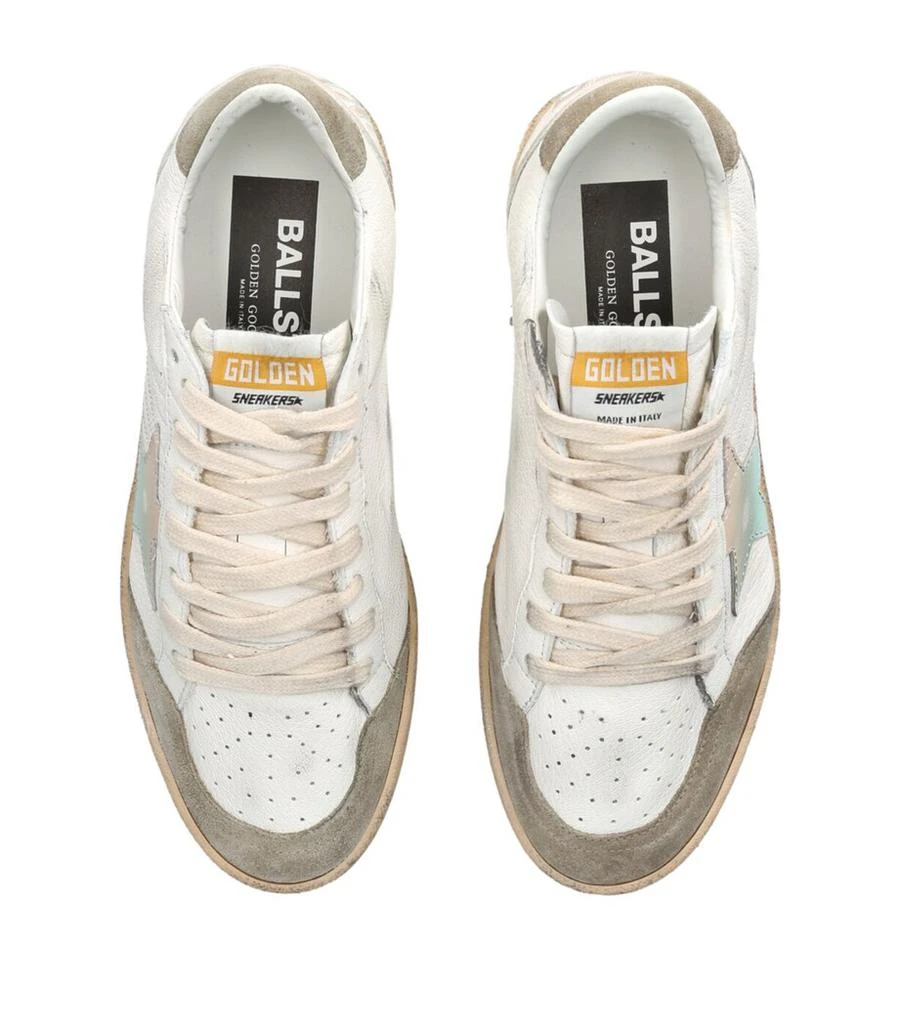 商品Golden Goose|Leather Ballstar Low-Top Sneakers,价格¥4796,第4张图片详细描述