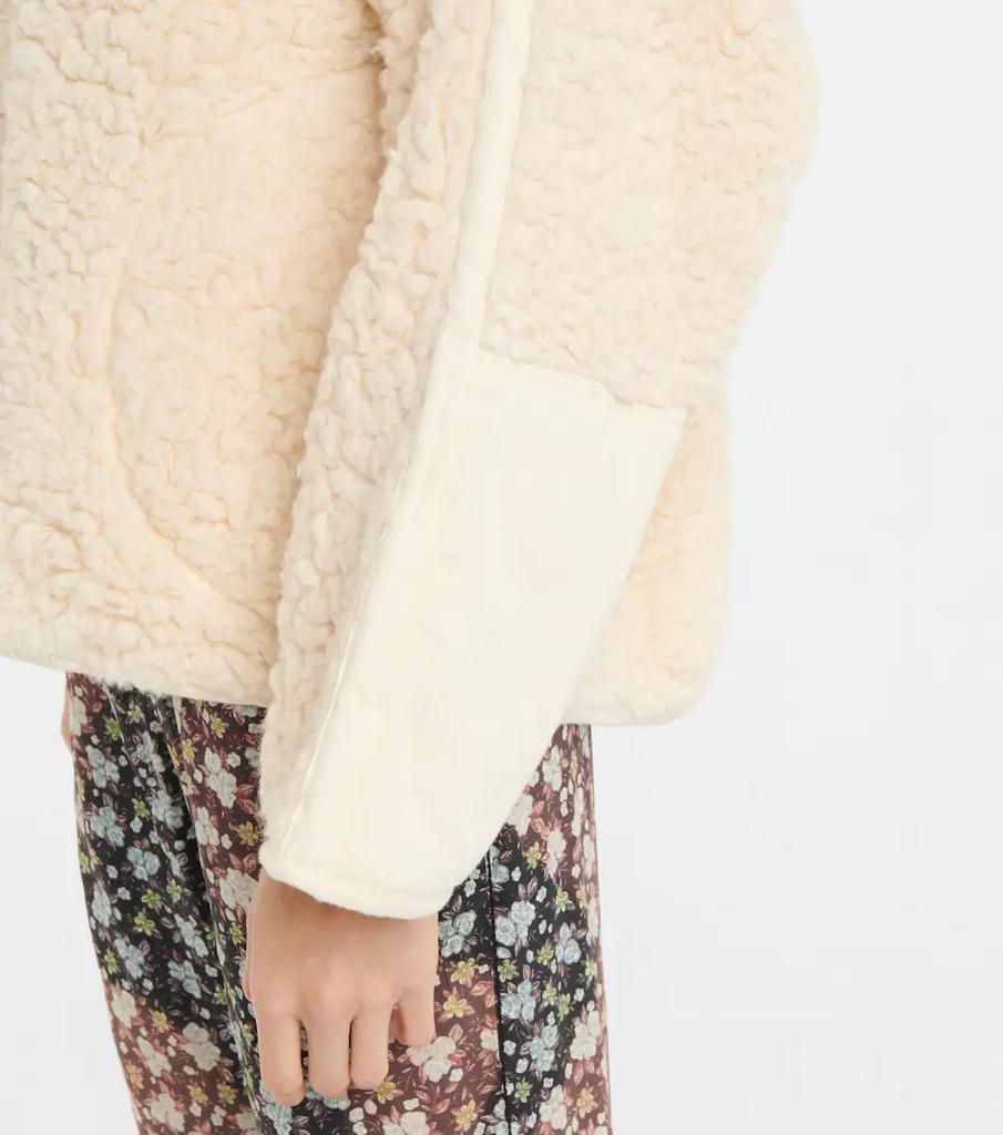 Zipped polar fleece sweatshirt商品第5张图片规格展示