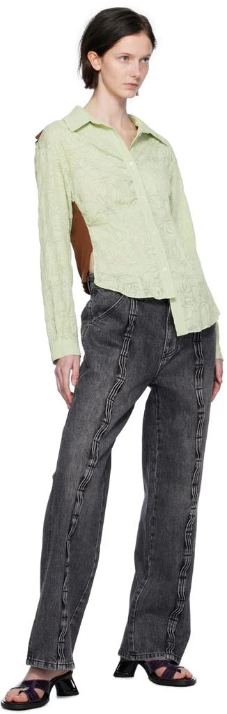商品ANDERSSON BELL|Black Wave Jeans,价格¥1090,第4张图片详细描述