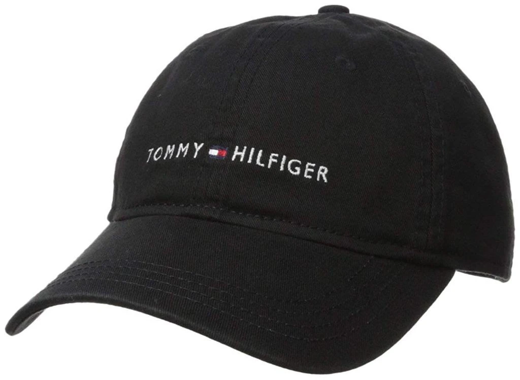 商品Tommy Hilfiger|Tommy Hilfiger Men's Cotton Logo Adjustable Baseball Cap,价格¥126,第1张图片