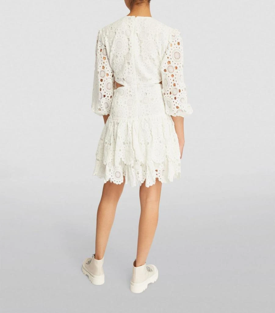 商品Maje|Lace Guipure Cut-Out Dress,价格¥2873,第3张图片详细描述