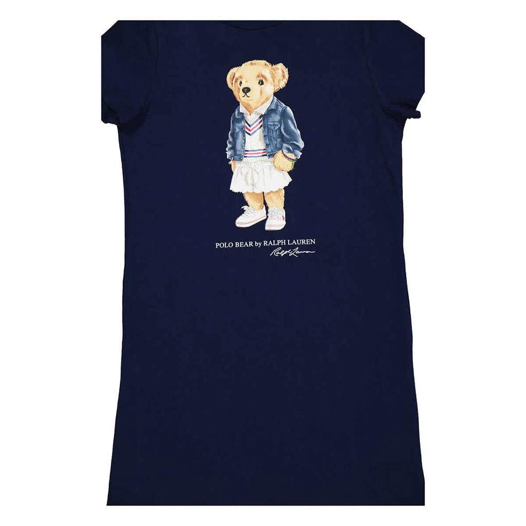 商品Ralph Lauren|Polo Ralph Lauren Girls Polo Bear Cotton Jersey T-shirt Dress, Size 5Y,价格¥294,第2张图片详细描述