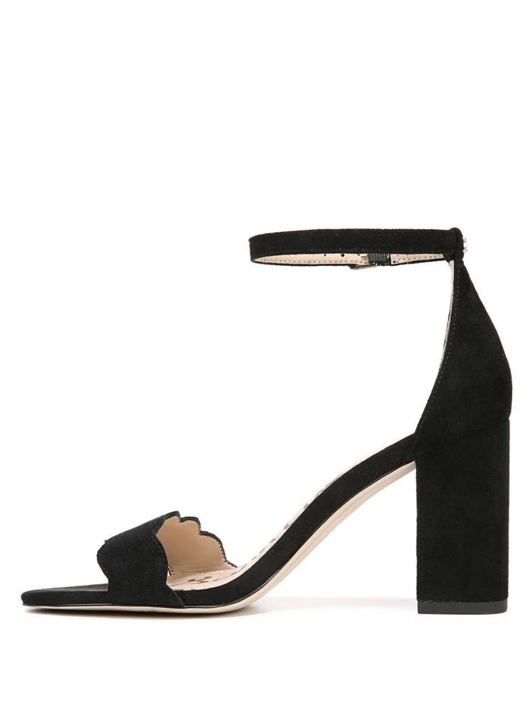 Odila Scalloped Suede Ankle-Strap Sandals 商品