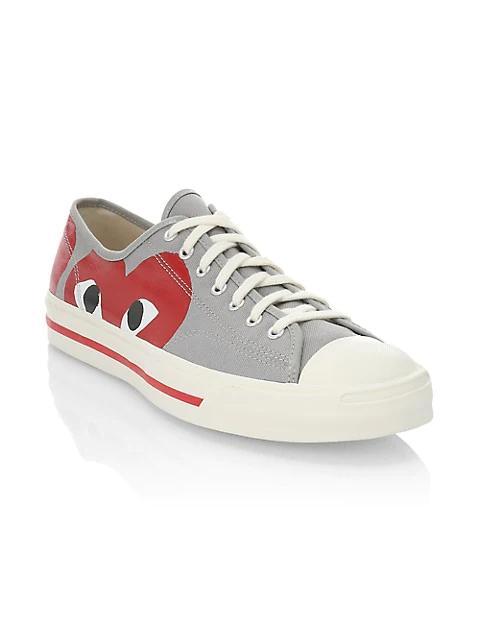 CdG PLAY x Converse Unisex Jack Purcell Low-Top Sneakers商品第2张图片规格展示