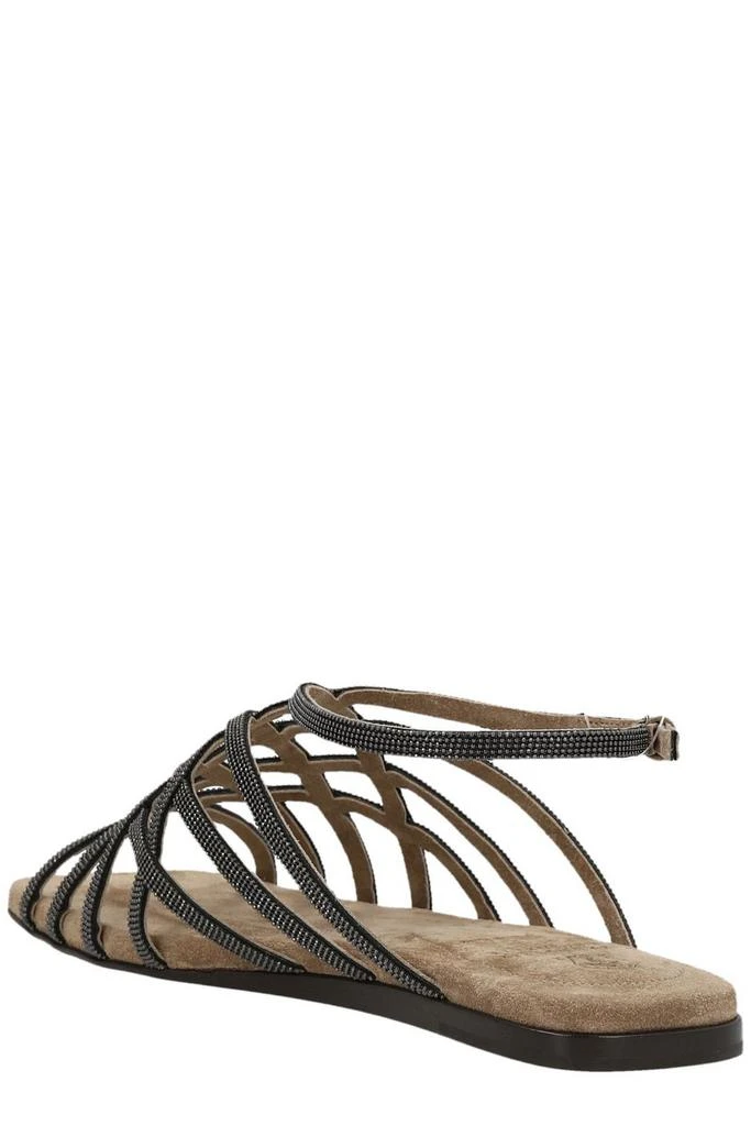 商品Brunello Cucinelli|Brunello Cucinelli Monile Ankle Strap Sandals,价格¥6149,第2张图片详细描述