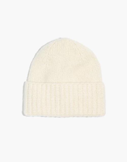 商品Madewell|Fuzzy Wide-Cuffed Beanie,价格¥368,第3张图片详细描述