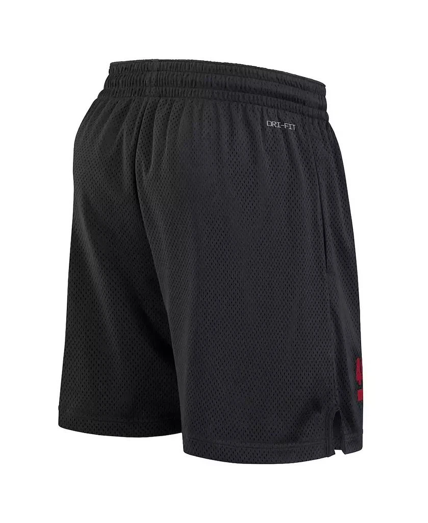 商品NIKE|Men's Black San Francisco 49ers 2024 Sideline Performance Mesh Shorts,价格¥359,第2张图片详细描述