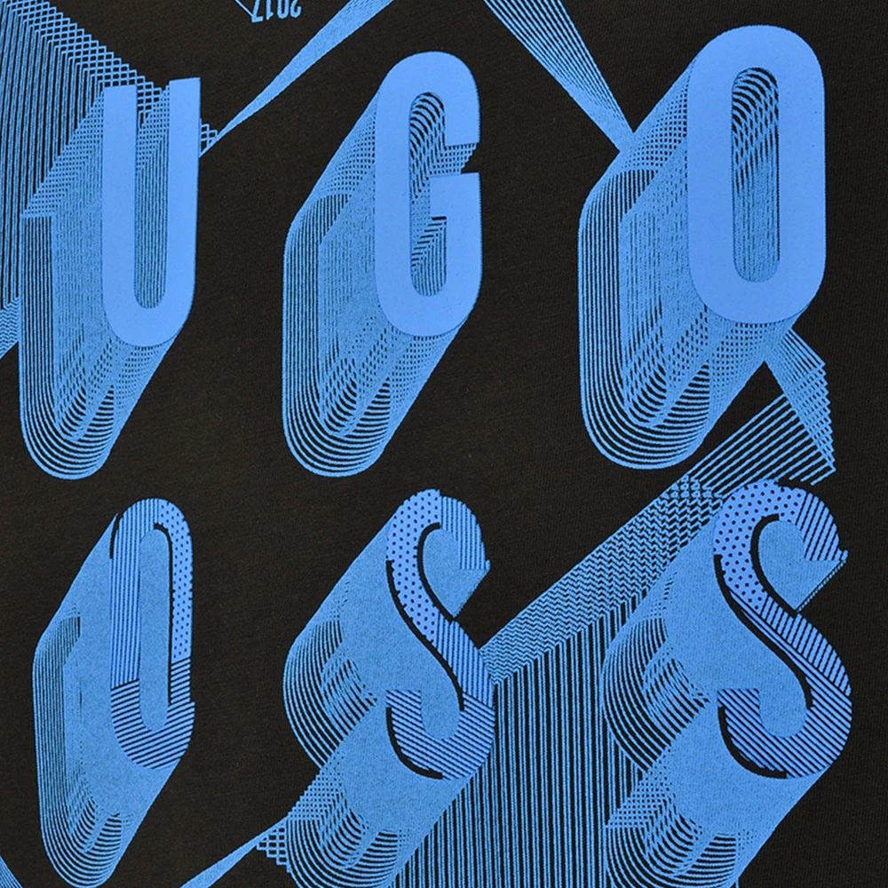 HUGO BOSS 黑色男士T恤 TEEOS-171-5506-001 商品