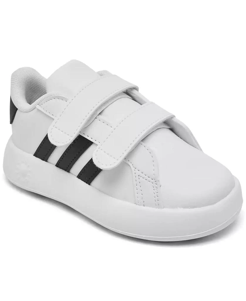 商品Adidas|Toddler Kids’ Grand Court 2.0 Fastening Strap Casual Sneakers from Finish Line,价格¥359,第1张图片