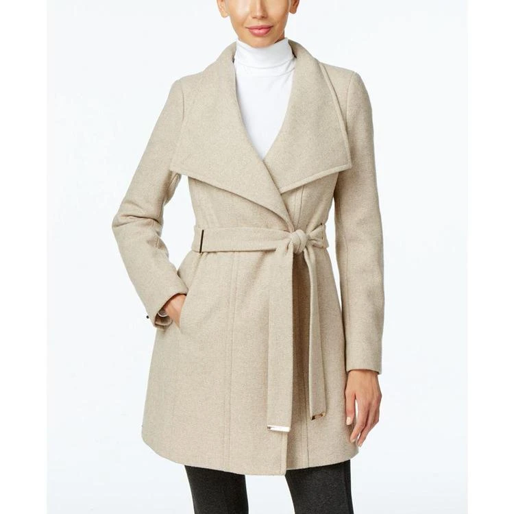 商品Calvin Klein|Wool-Blend Asymmetrical Walker Coat,价格¥1159,第2张图片详细描述