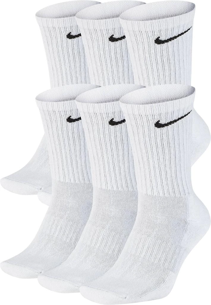 商品NIKE|Nike Kids' Everyday Cushioned Crew Socks - 6 Pack,价格¥181,第1张图片
