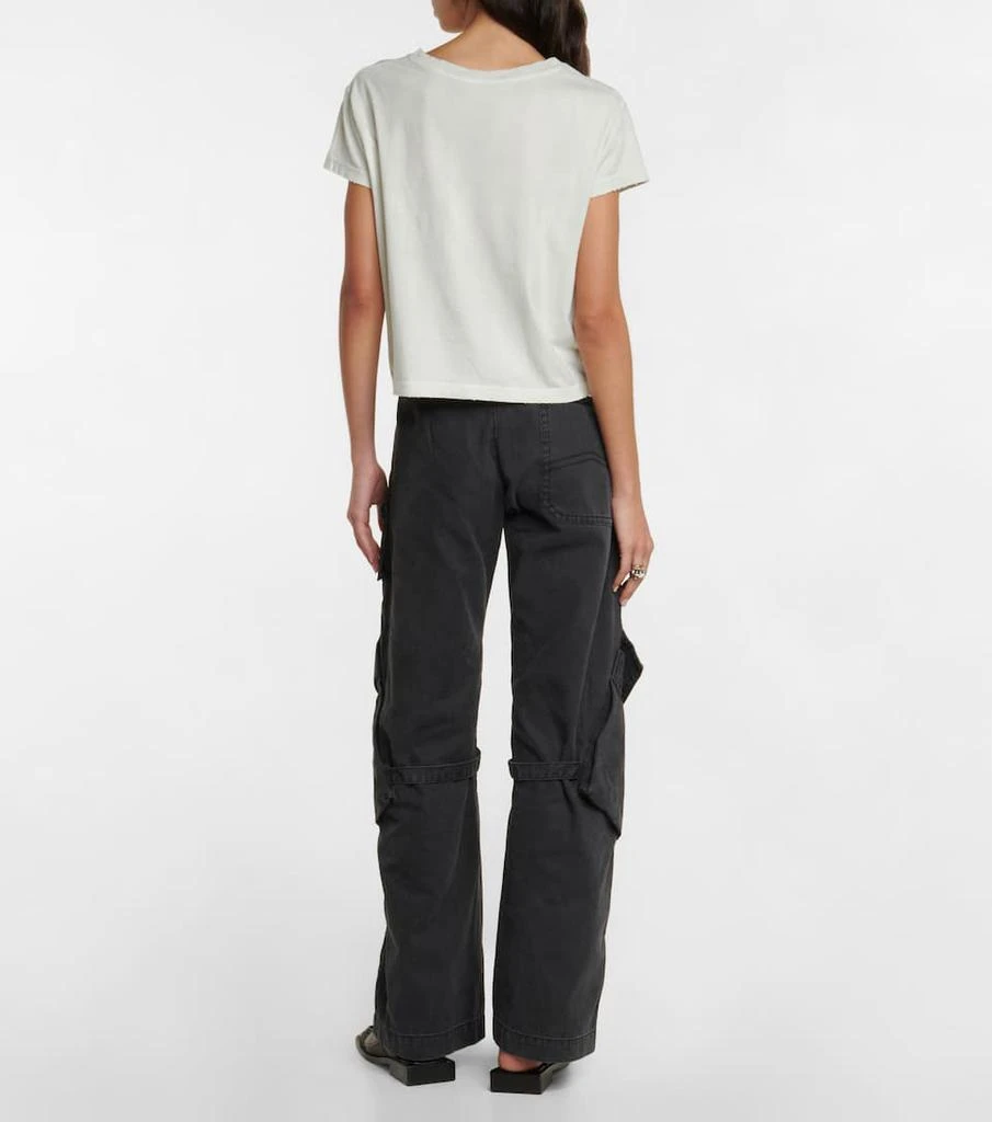 商品Acne Studios|Printed cropped cotton jersey T-shirt,价格¥1009,第3张图片详细描述