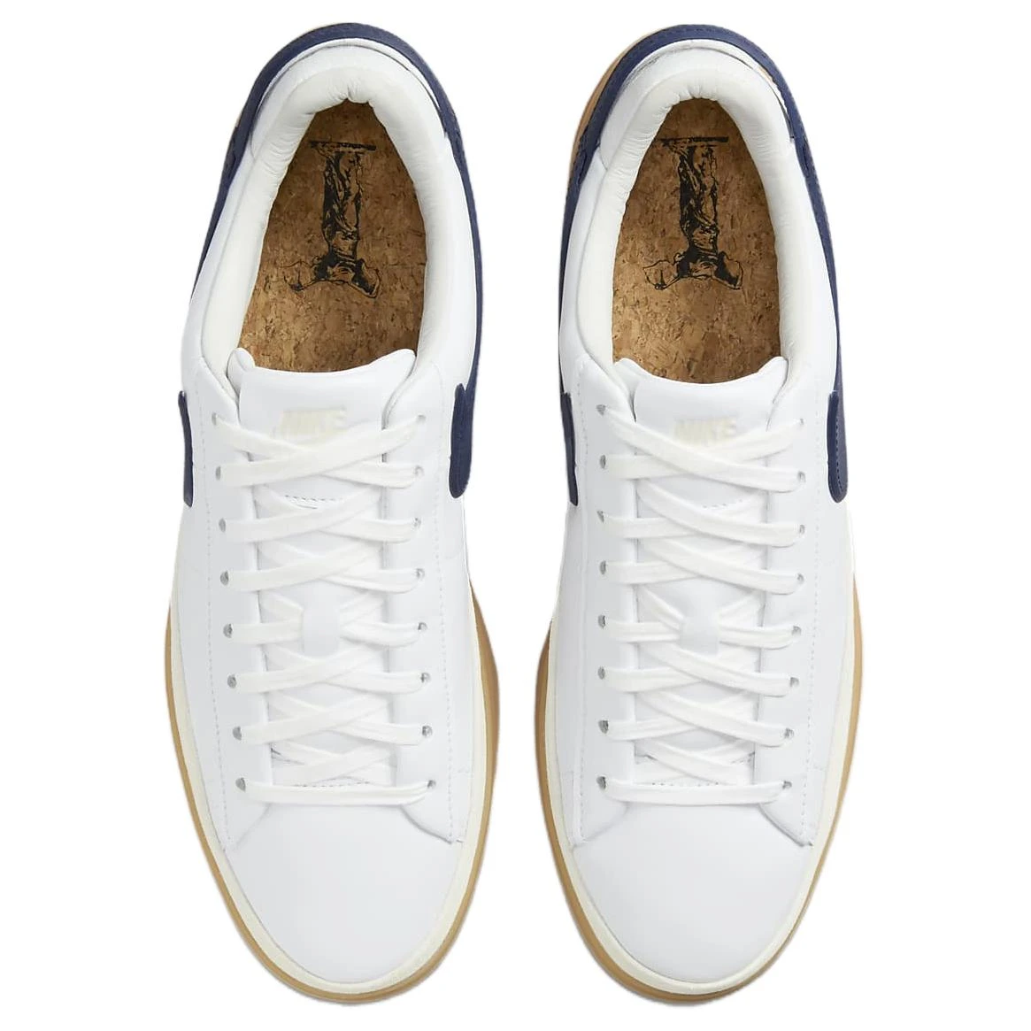 商品[国内直发] NIKE|[预售3天]Blazer Phantom Low舒适百搭 防滑耐磨 低帮 板鞋 男款 白色,价格¥572,第5张图片详细描述