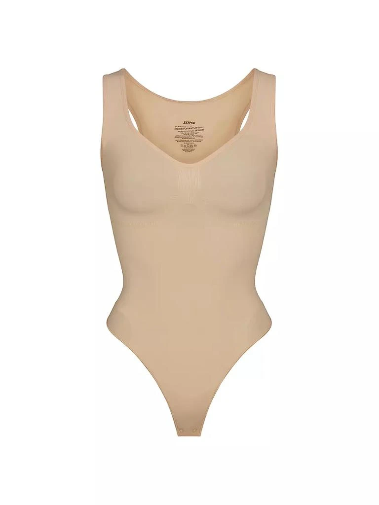 商品SKIMS|Seamless Sculpt Scoopneck Thong Bodysuit,价格¥520,第1张图片